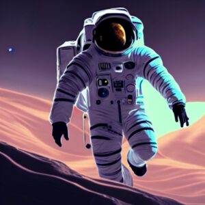 Astronaut - KI generiertes Bild